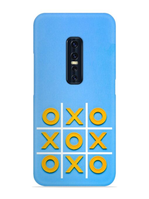 Yellow Plastic Crosses Snap Case for Vivo V17 Pro Zapvi