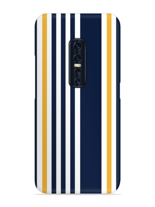 Seamless Stripe Pattern Snap Case for Vivo V17 Pro Zapvi