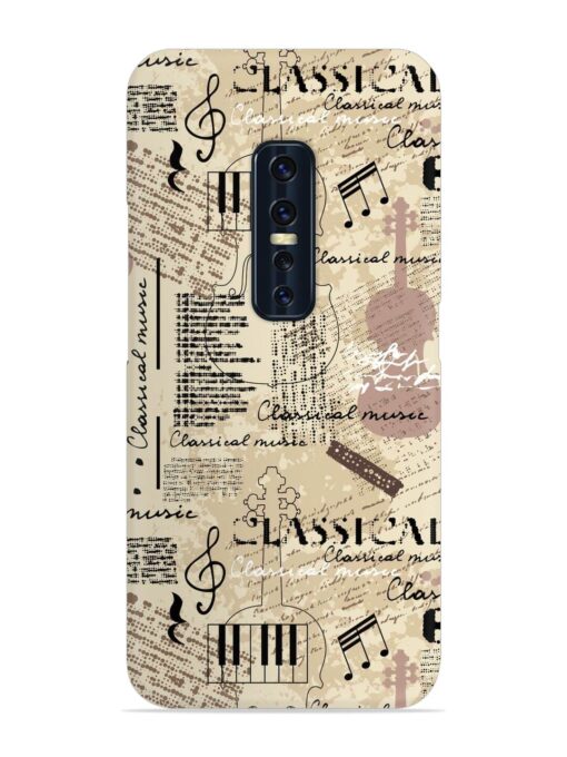 Classical Music Lpattern Snap Case for Vivo V17 Pro Zapvi