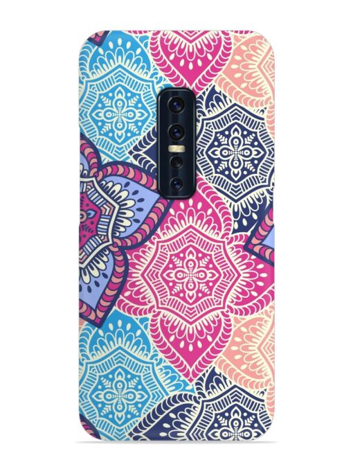 Ethnic Floral Seamless Snap Case for Vivo V17 Pro Zapvi