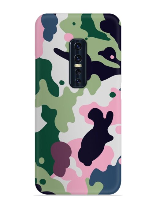 Seamless Funky Camouflage Snap Case for Vivo V17 Pro Zapvi