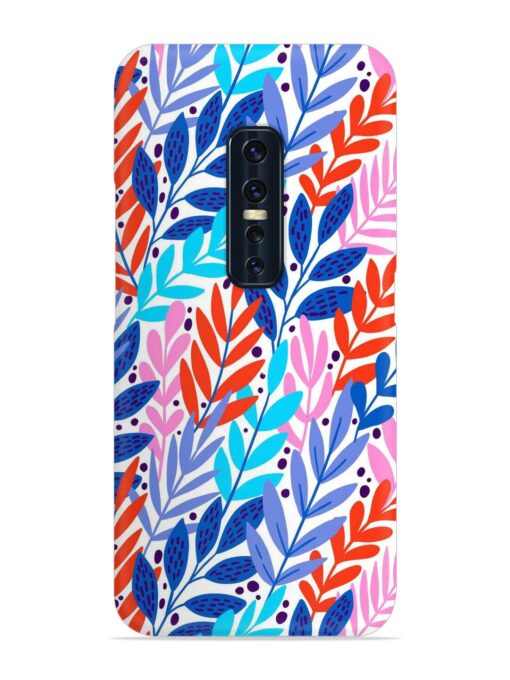 Bright Floral Tropical Snap Case for Vivo V17 Pro Zapvi