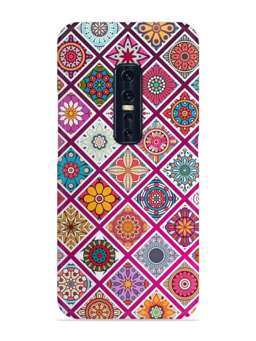 Seamless Tile Pattern Snap Case for Vivo V17 Pro Zapvi