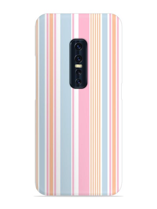 Stripe Seamless Pattern Snap Case for Vivo V17 Pro Zapvi