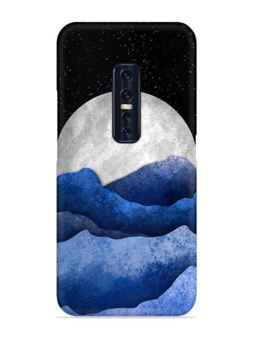 Full Moon Mountain Vector Snap Case for Vivo V17 Pro Zapvi