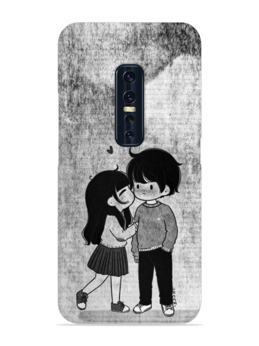 Couple Love Highlights Snap Case for Vivo V17 Pro Zapvi