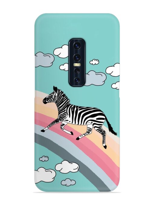 Running Zebra Snap Case for Vivo V17 Pro Zapvi