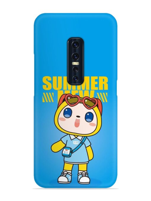 Summer Mew Cartoon Snap Case for Vivo V17 Pro Zapvi