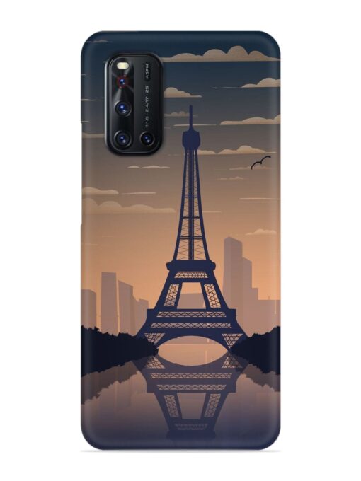 France Paris Eiffel Tower Gradient Snap Case for Vivo V19