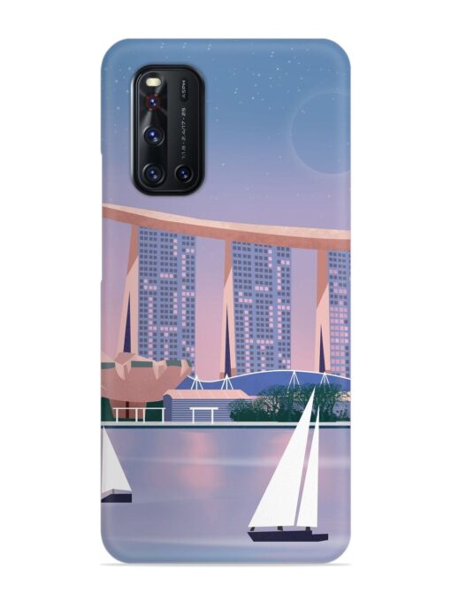 Singapore Scenery Architecture Snap Case for Vivo V19 Zapvi