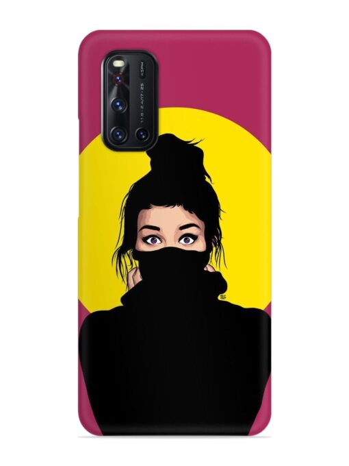 Girly Vector Snap Case for Vivo V19 Zapvi