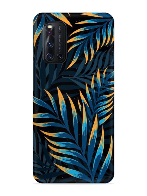 Abstract Leaf Art Snap Case for Vivo V19 Zapvi