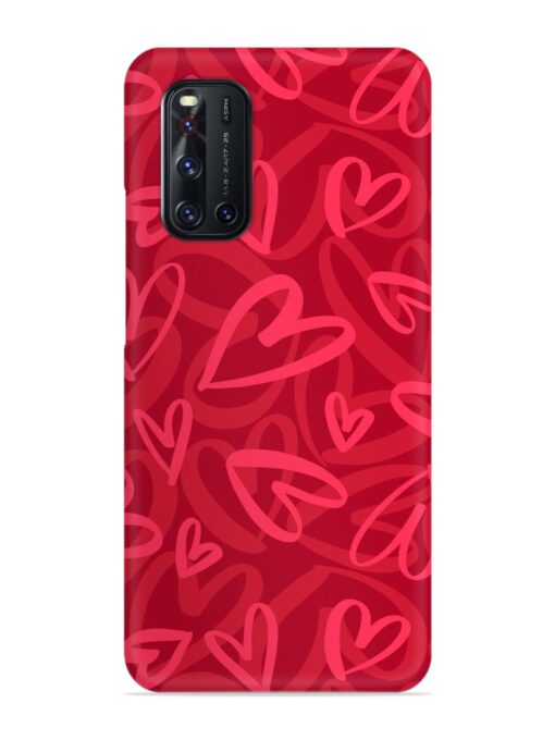 Seamless Romantic Pattern Snap Case for Vivo V19