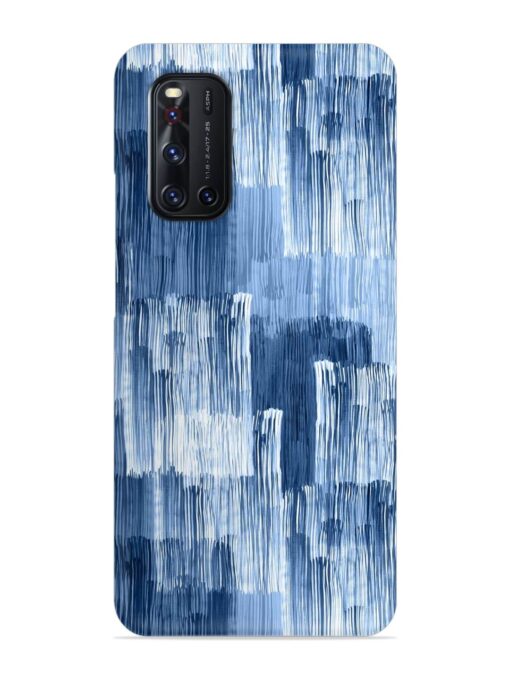 Abstract Pattern Stripes Snap Case for Vivo V19 Zapvi