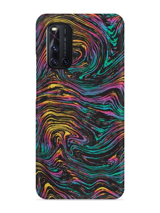 Abstract Liquid Colors Snap Case for Vivo V19