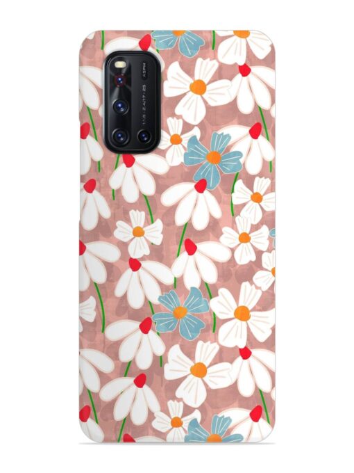 Abstract Petal Flowers Snap Case for Vivo V19