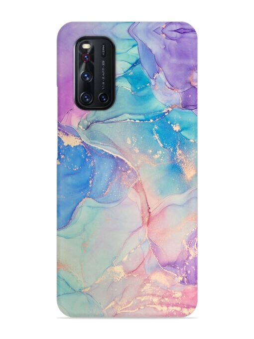 Alcohol Ink Colors Snap Case for Vivo V19 Zapvi