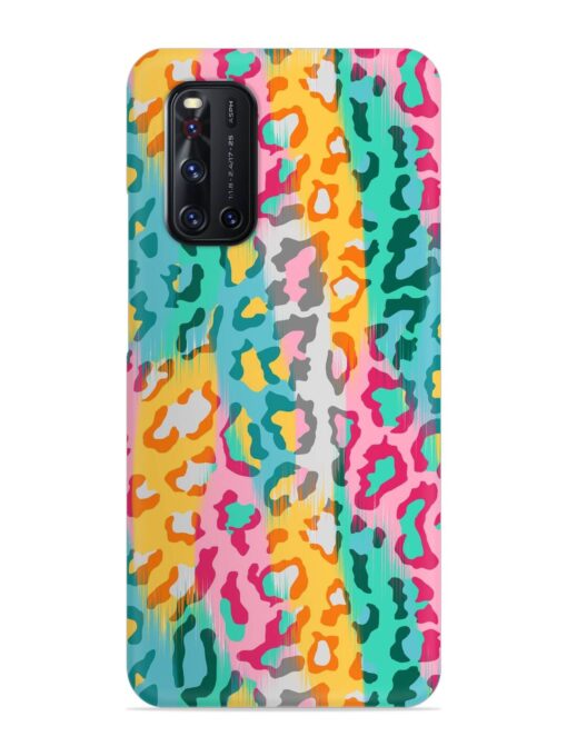 Seamless Vector Colorful Snap Case for Vivo V19 Zapvi