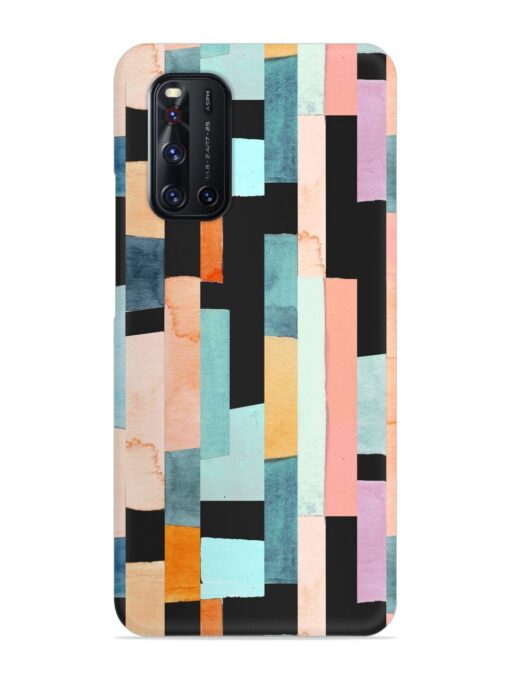 Geometric Seamless Pattern Snap Case for Vivo V19 Zapvi