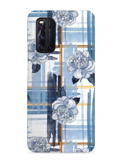 Watercolor Pattern Rose Snap Case for Vivo V19 Zapvi