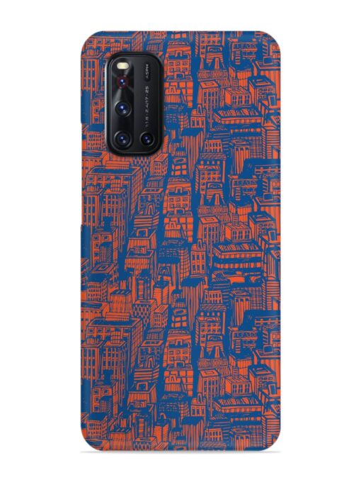 Hand Drawn Seamless Snap Case for Vivo V19