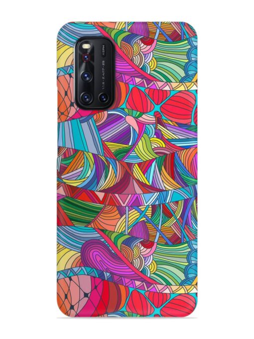 Seamless Patterns Hand Drawn Snap Case for Vivo V19