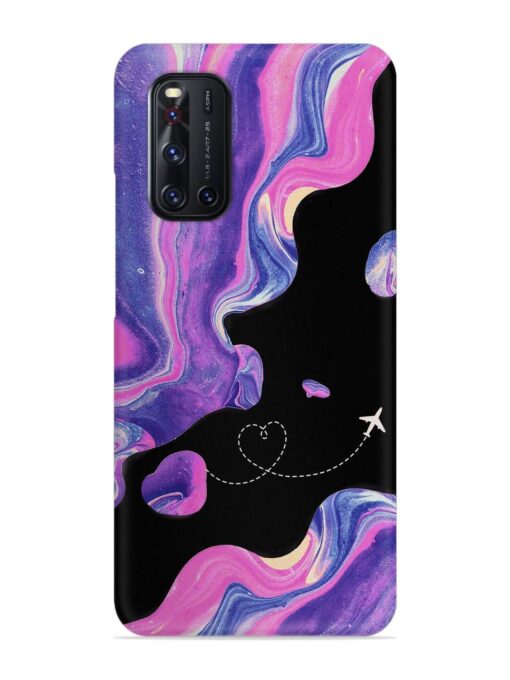 Glitter Art Snap Case for Vivo V19 Zapvi