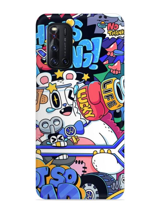 Universal Doodle Snap Case for Vivo V19 Zapvi