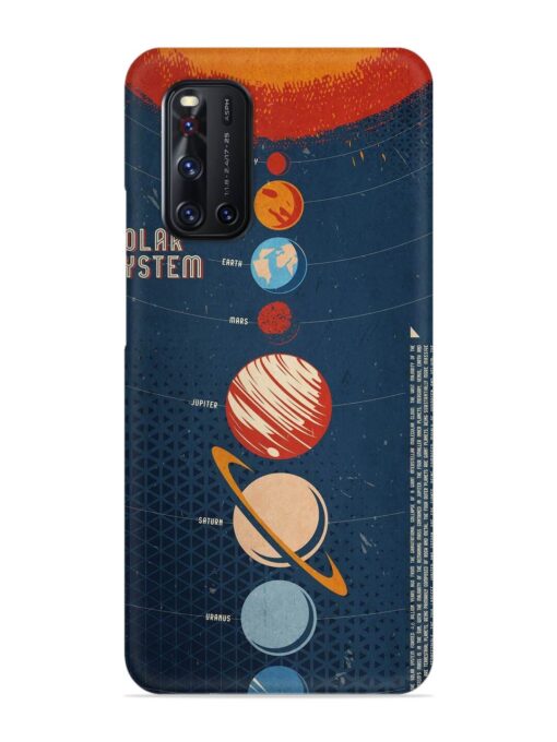 Solar System Vector Snap Case for Vivo V19 Zapvi