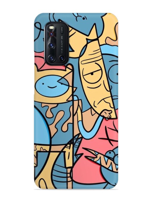 Silly Face Doodle Snap Case for Vivo V19