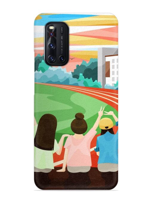 School Playground Snap Case for Vivo V19 Zapvi