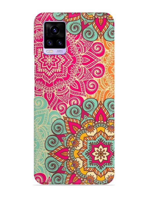 Mandala Seamless Snap Case for Vivo V20 Zapvi