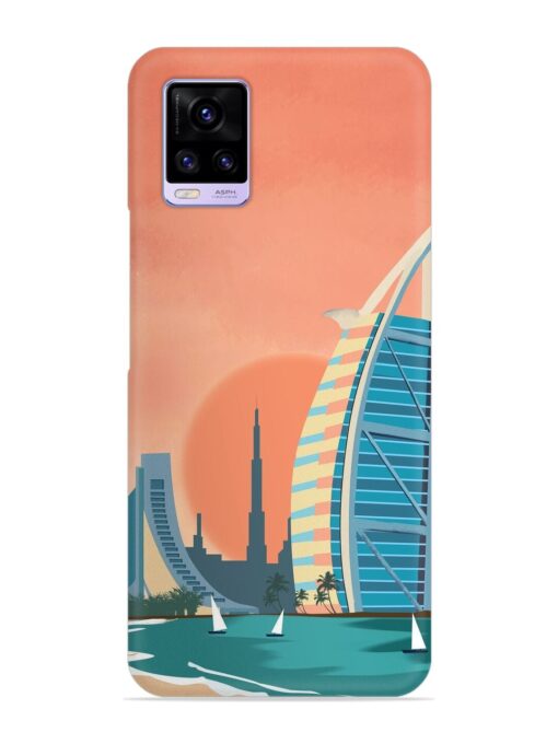 Dubai Architectural Scenery Snap Case for Vivo V20 Zapvi