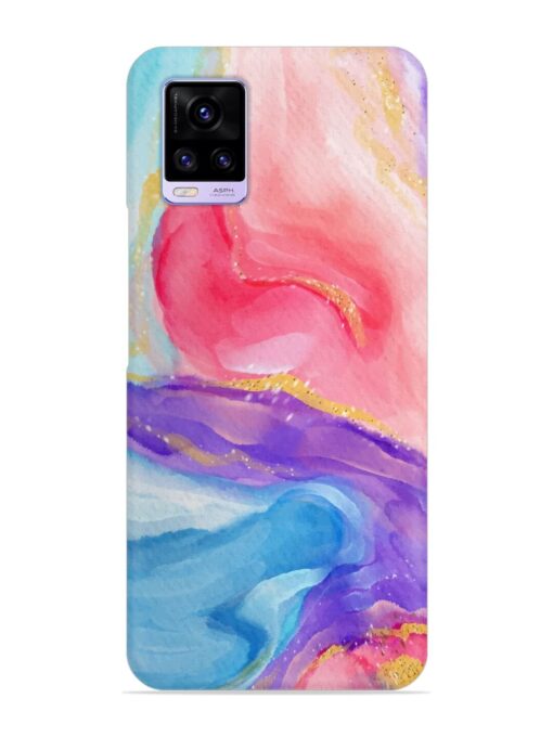 Watercolor Gradient Snap Case for Vivo V20 Zapvi