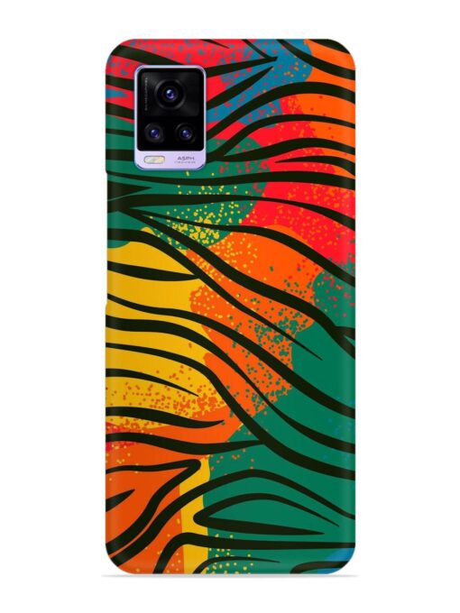 Bright Colorful Snap Case for Vivo V20 Zapvi