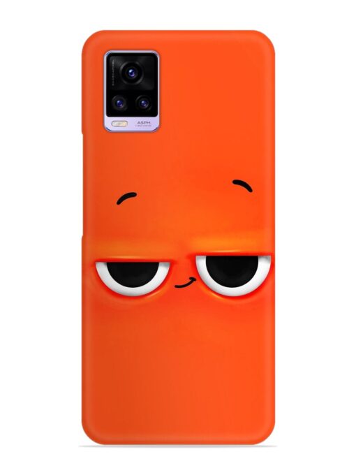 Smiley Face Snap Case for Vivo V20 Zapvi