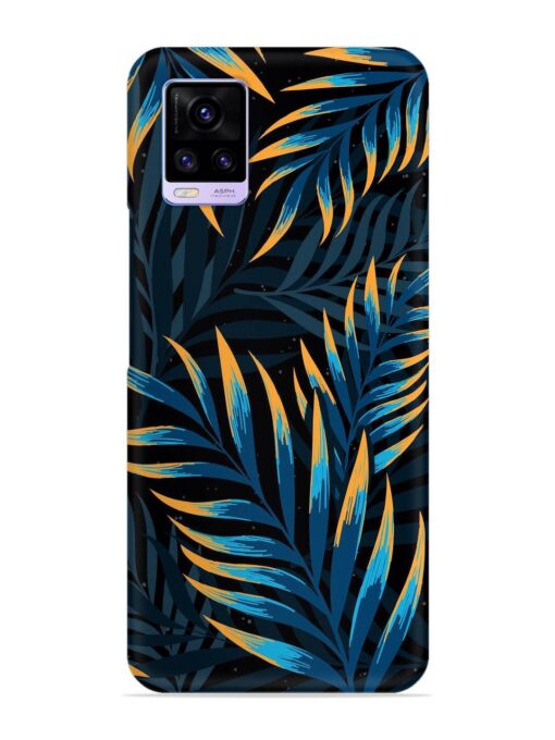 Abstract Leaf Art Snap Case for Vivo V20 Zapvi