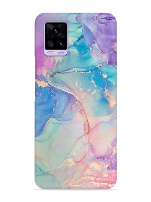 Alcohol Ink Colors Snap Case for Vivo V20 Zapvi