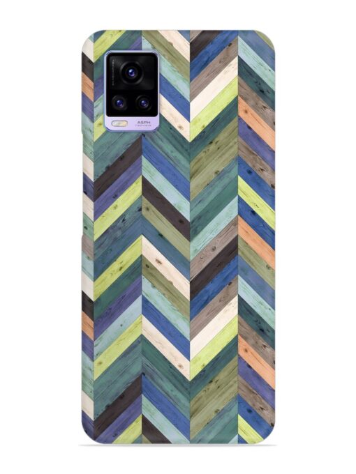 Chevron Random Color Snap Case for Vivo V20 Zapvi