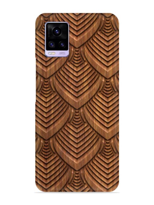 Carved Pattern On Snap Case for Vivo V20 Zapvi