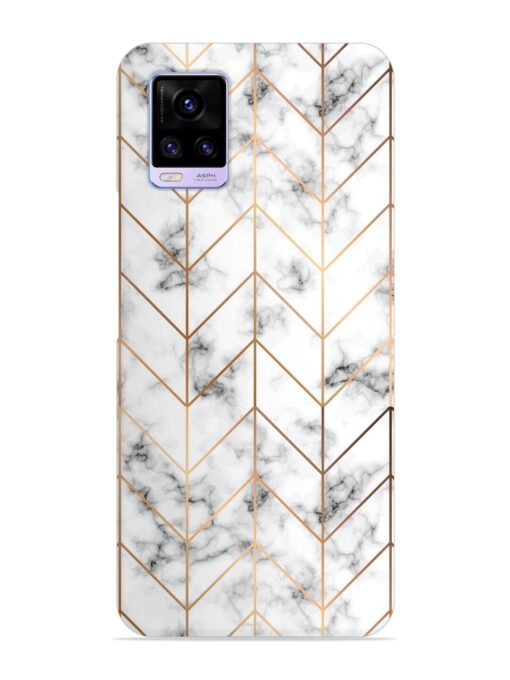 Vector Marble Texture Snap Case for Vivo V20 Zapvi