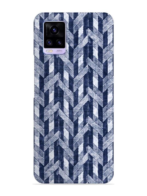 Abstract Herringbone Motif Snap Case for Vivo V20 Zapvi