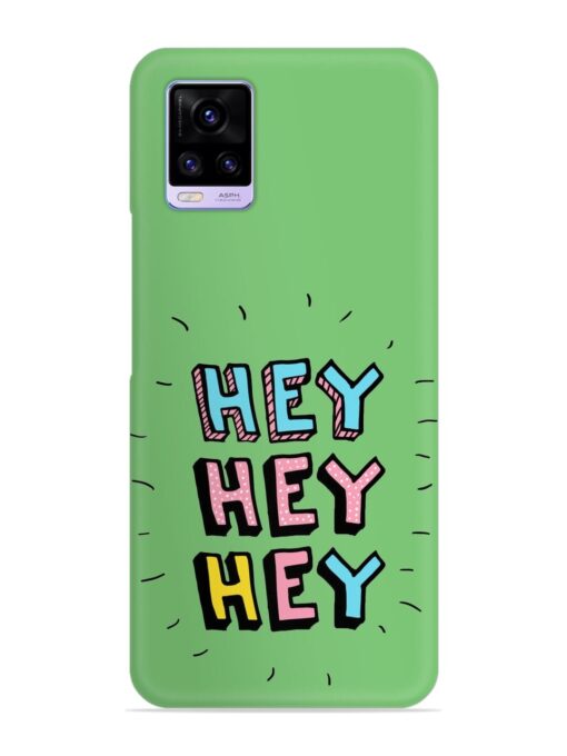 Hey Vector Cartoon Snap Case for Vivo V20 Zapvi