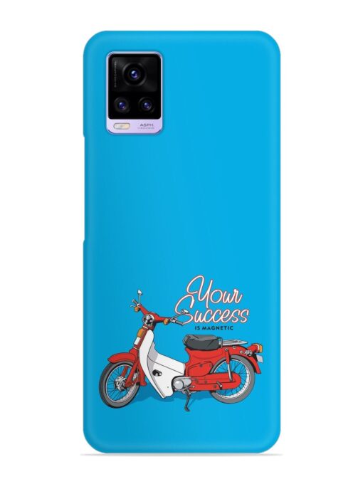 Motorcycles Image Vector Snap Case for Vivo V20 Zapvi