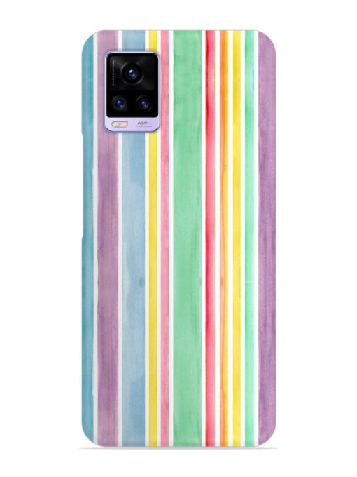 Hand Drawn Watercolor Snap Case for Vivo V20 Zapvi