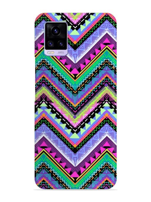 Tribal Aztec Print Snap Case for Vivo V20 Zapvi