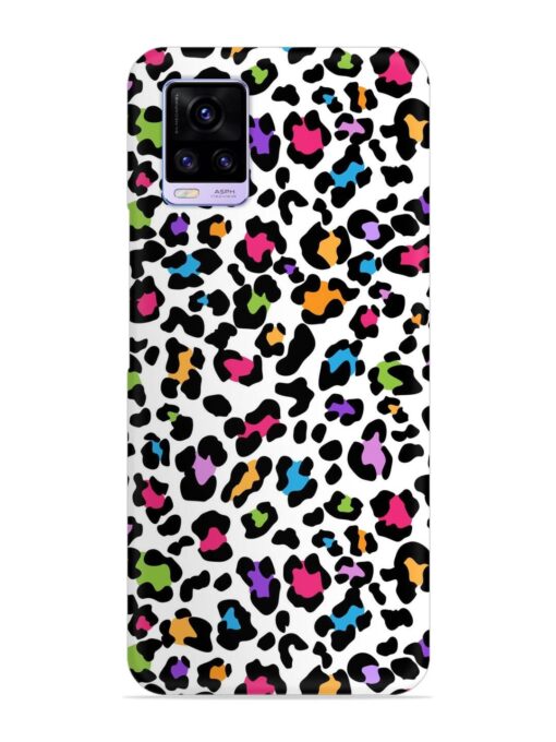 Seamless Leopard Pattern Snap Case for Vivo V20 Zapvi