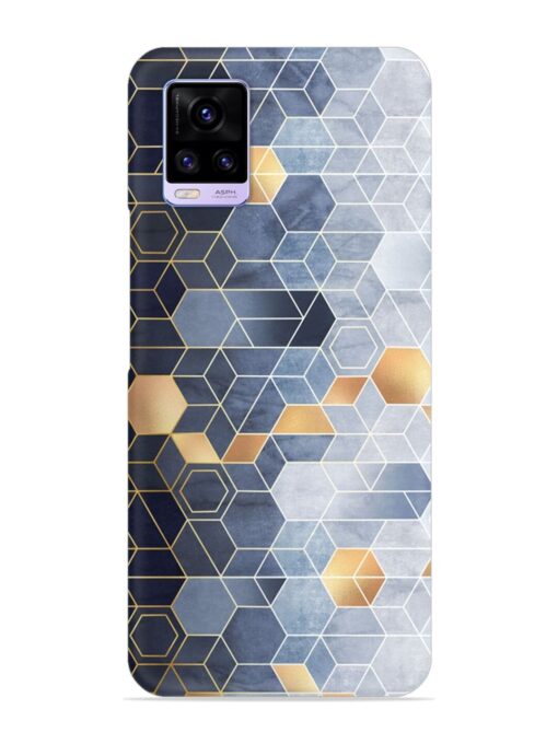 Geometric Abstraction Hexagons Snap Case for Vivo V20 Zapvi