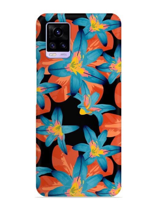 Philippine Flowers Seamless Snap Case for Vivo V20 Zapvi