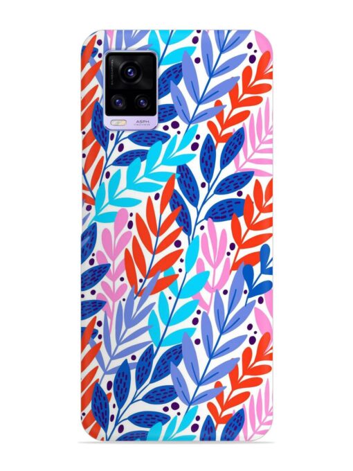 Bright Floral Tropical Snap Case for Vivo V20 Zapvi